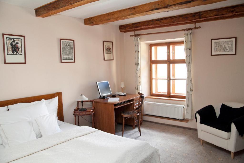 Hotel U Zlateho Lva Havlíčkŭv Brod Rum bild